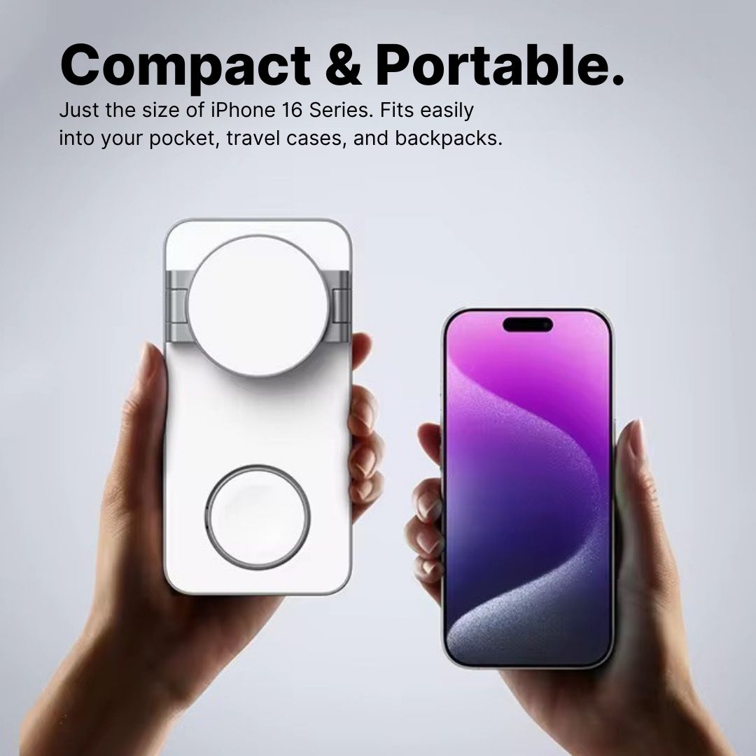 FoldX 3-in-1 Travel Charging Station