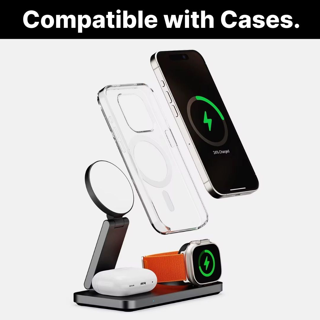 FoldX 3-in-1 Travel Charging Station