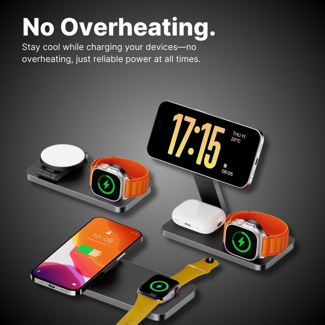 FoldX 3-in-1 Travel Charging Station