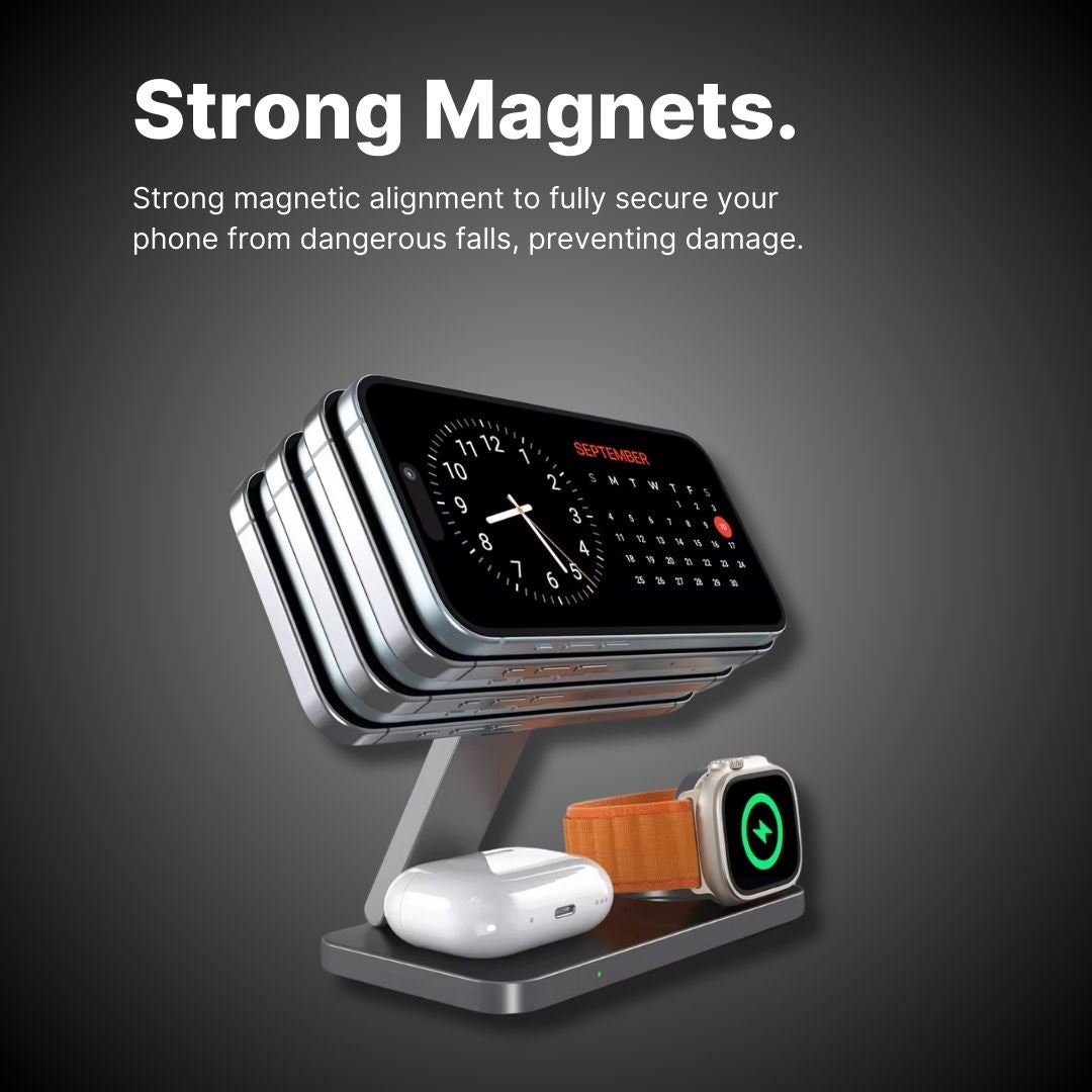 FoldX 3-in-1 Travel Charging Station