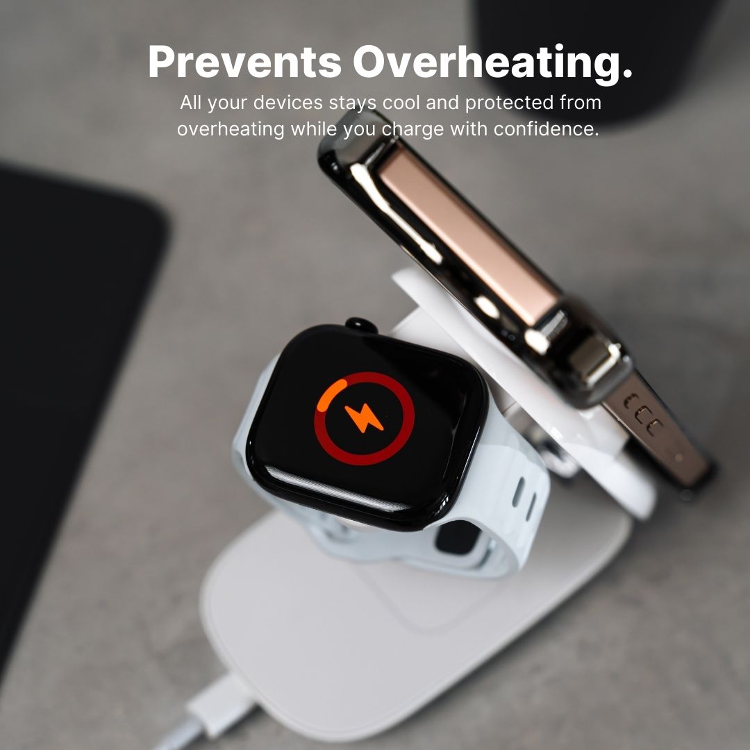 TriCharge Qi2 3-in-1 Wireless Station
