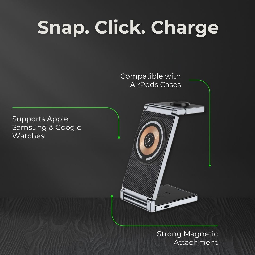 PowerNest Pro 3-in-1 Smart Charging Station