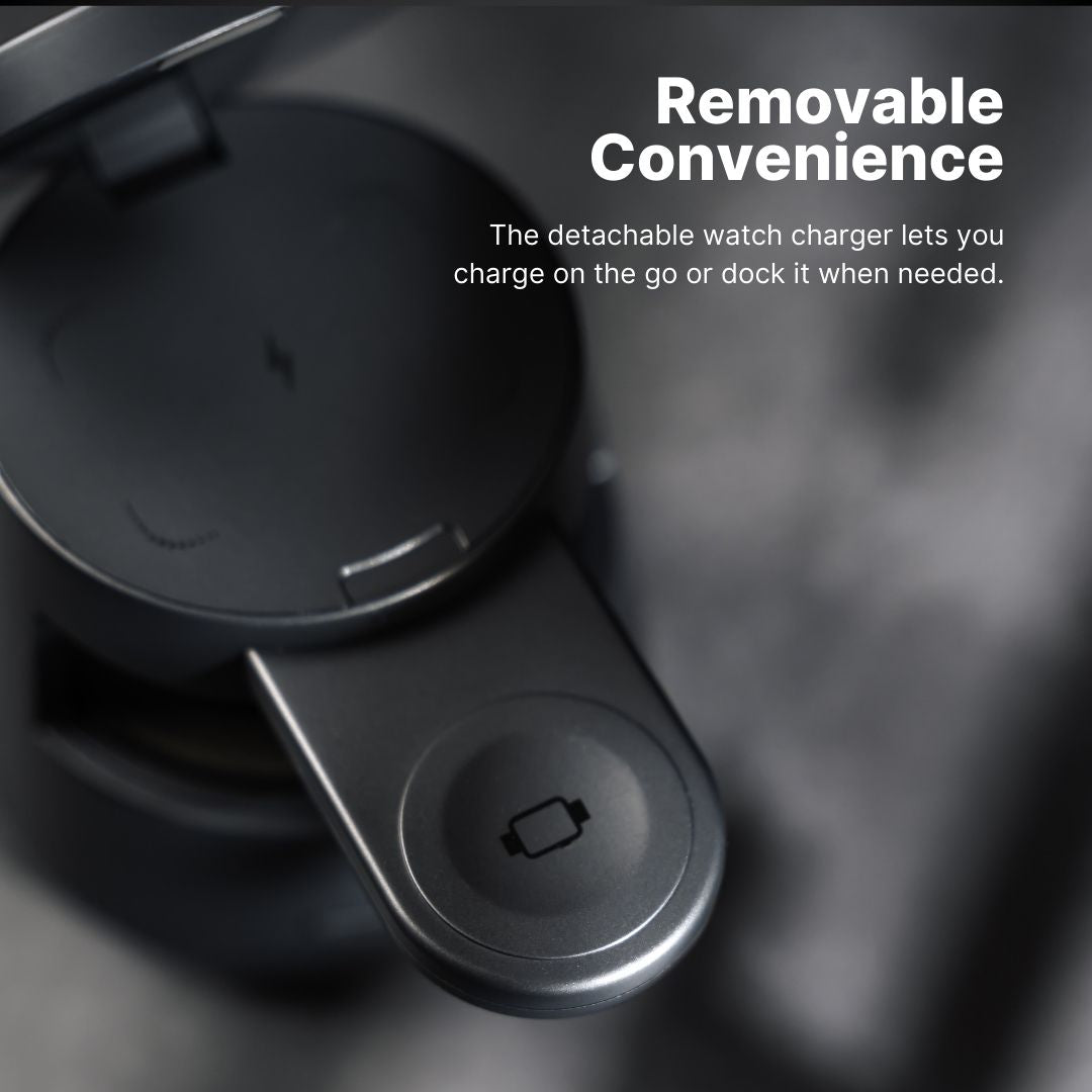 AuraStation™ 5-in-1 Wireless Hub + Bluetooth Speaker