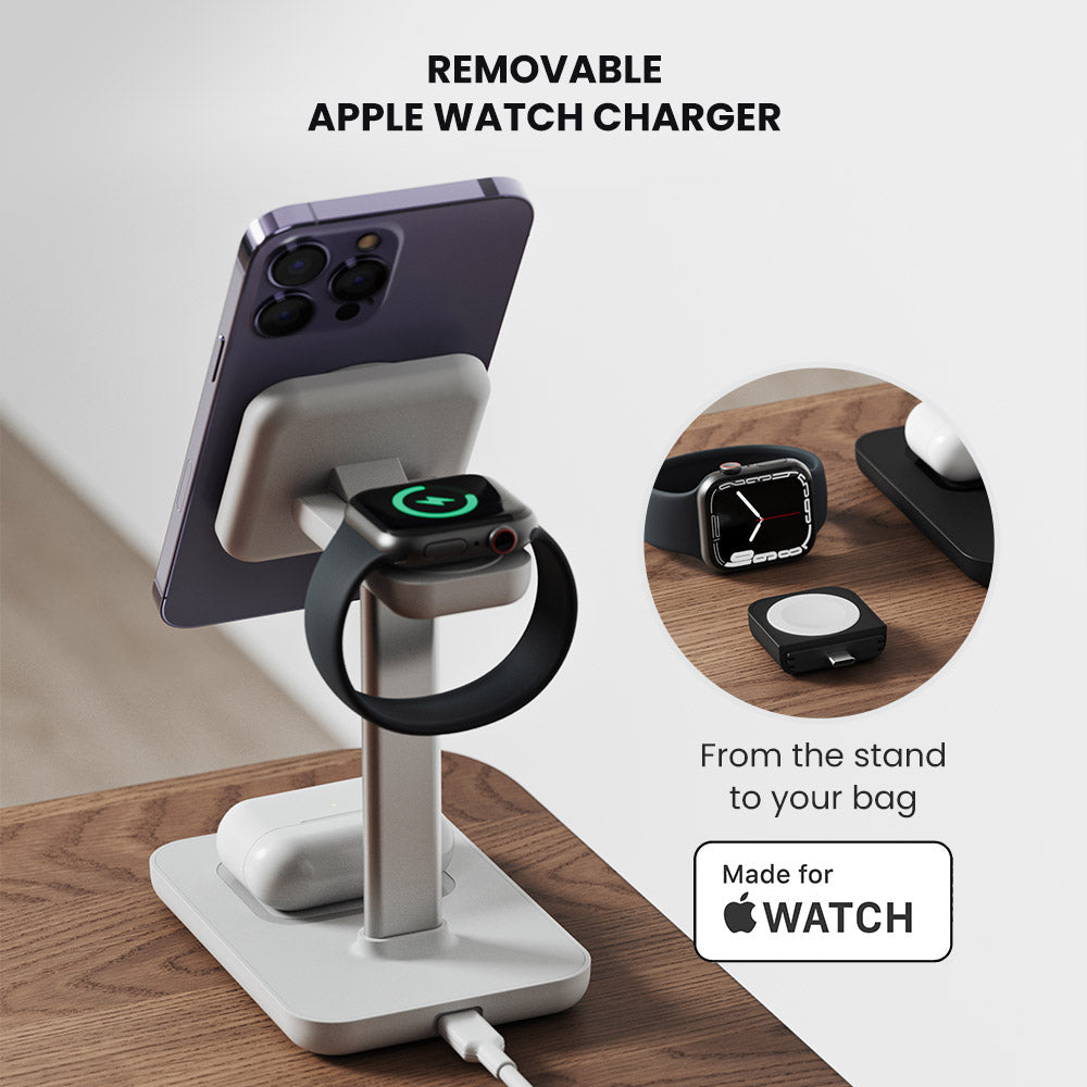 Power Trio 3-in-1 Wireless Charging Station