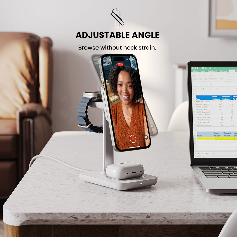 Power Trio 3-in-1 Wireless Charging Station