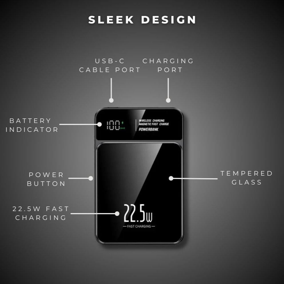 NanoMag 10K - Magnetic Power Bank