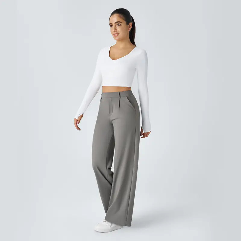 Essential Flex High Waisted Women Trousers