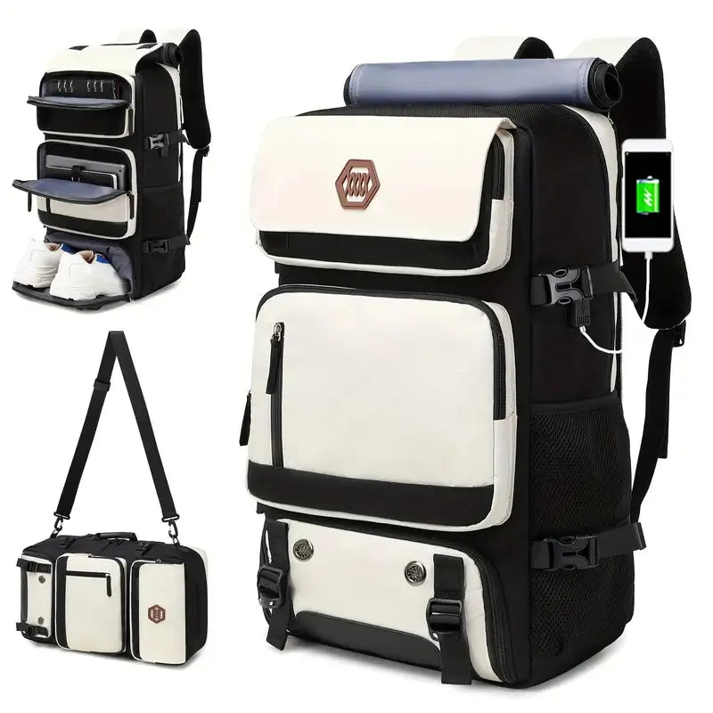 TechFlex Convertible Travel Backpack