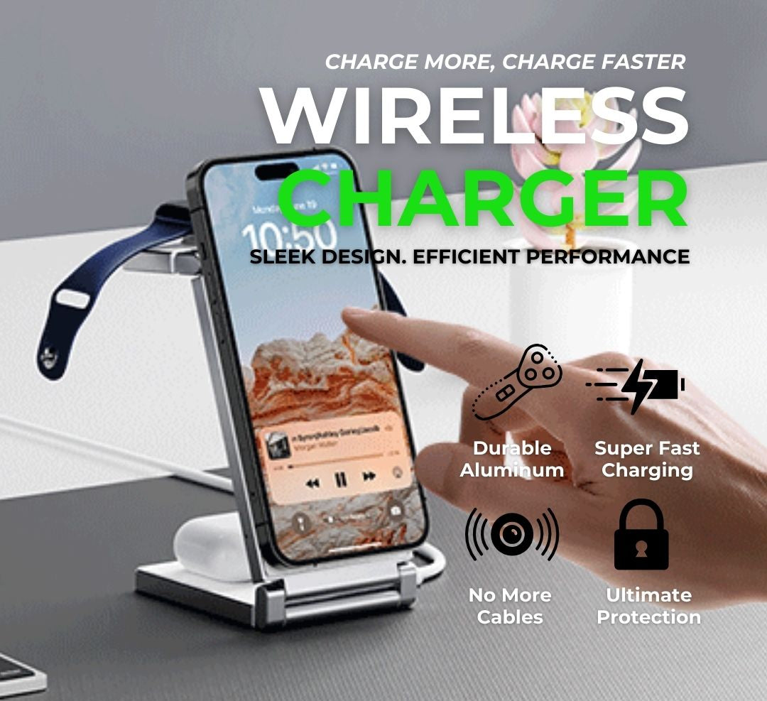 PowerNest Pro 3-in-1 Smart Charging Station