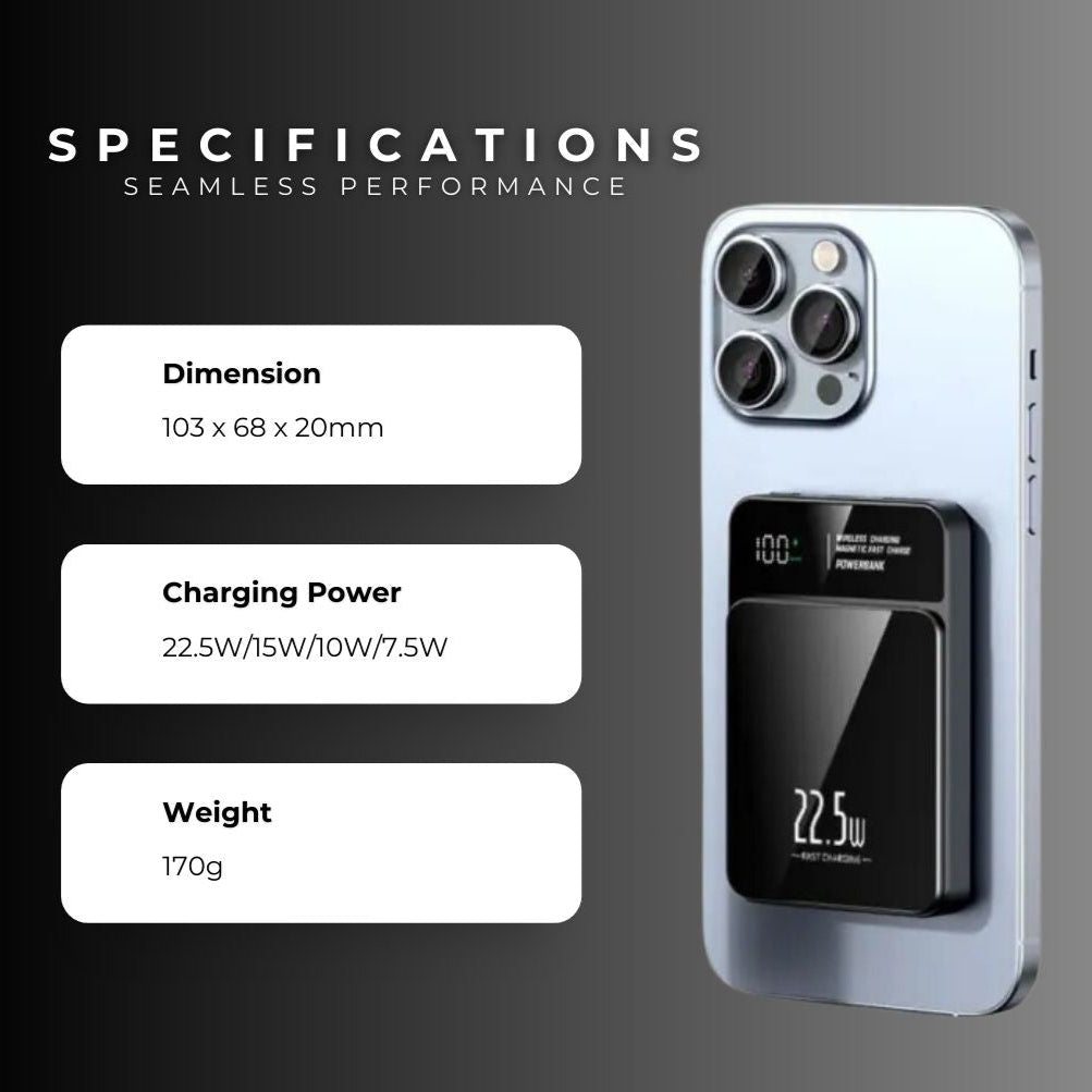 NanoMag 10K - Magnetic Power Bank