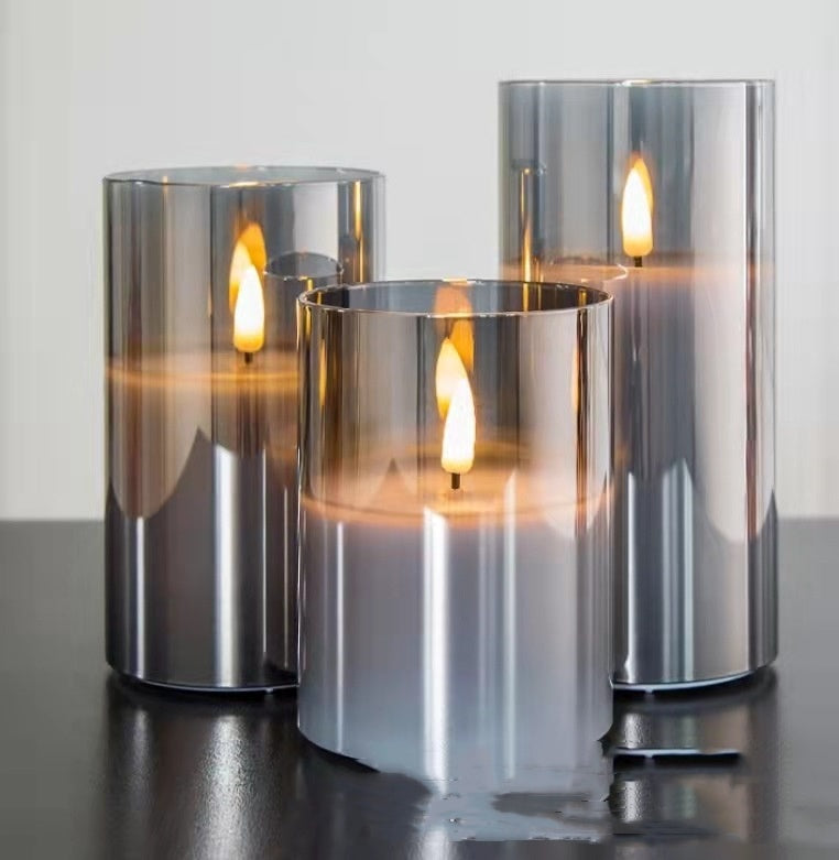 AuraFlame Glass Candles