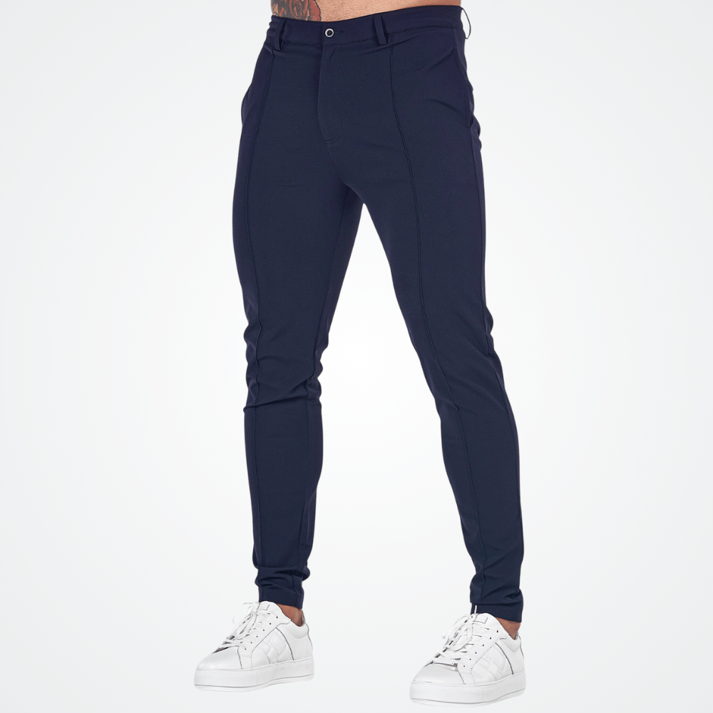Pintuck Slim Pants
