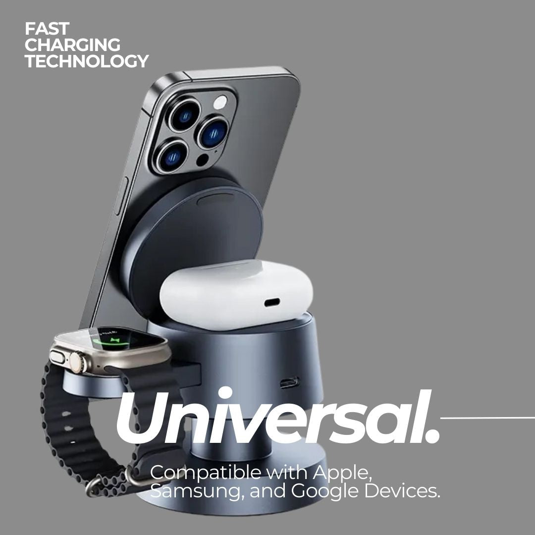 LumiDock 3-in-1 MagSafe Charging Station