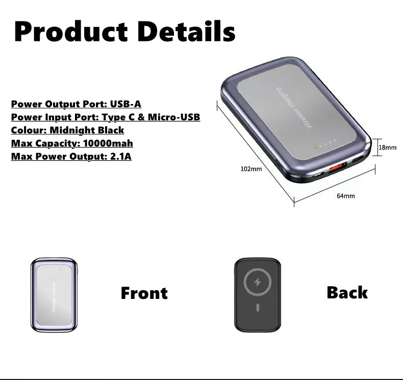 MagLuxe 10K Magnetic Wireless Power Bank