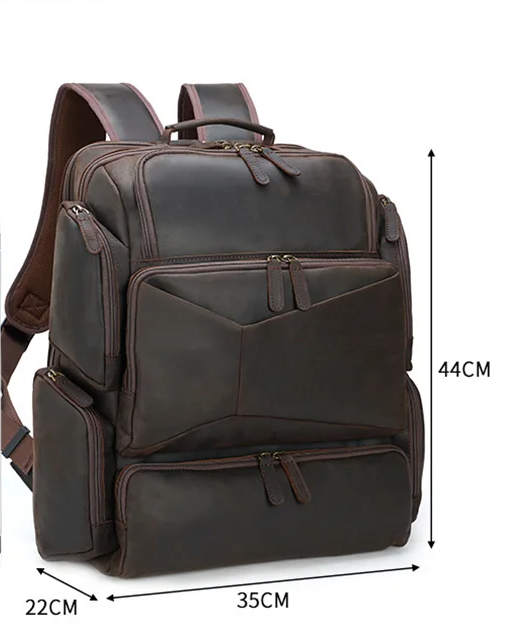 Carrington 17" Vintage Leather Pack