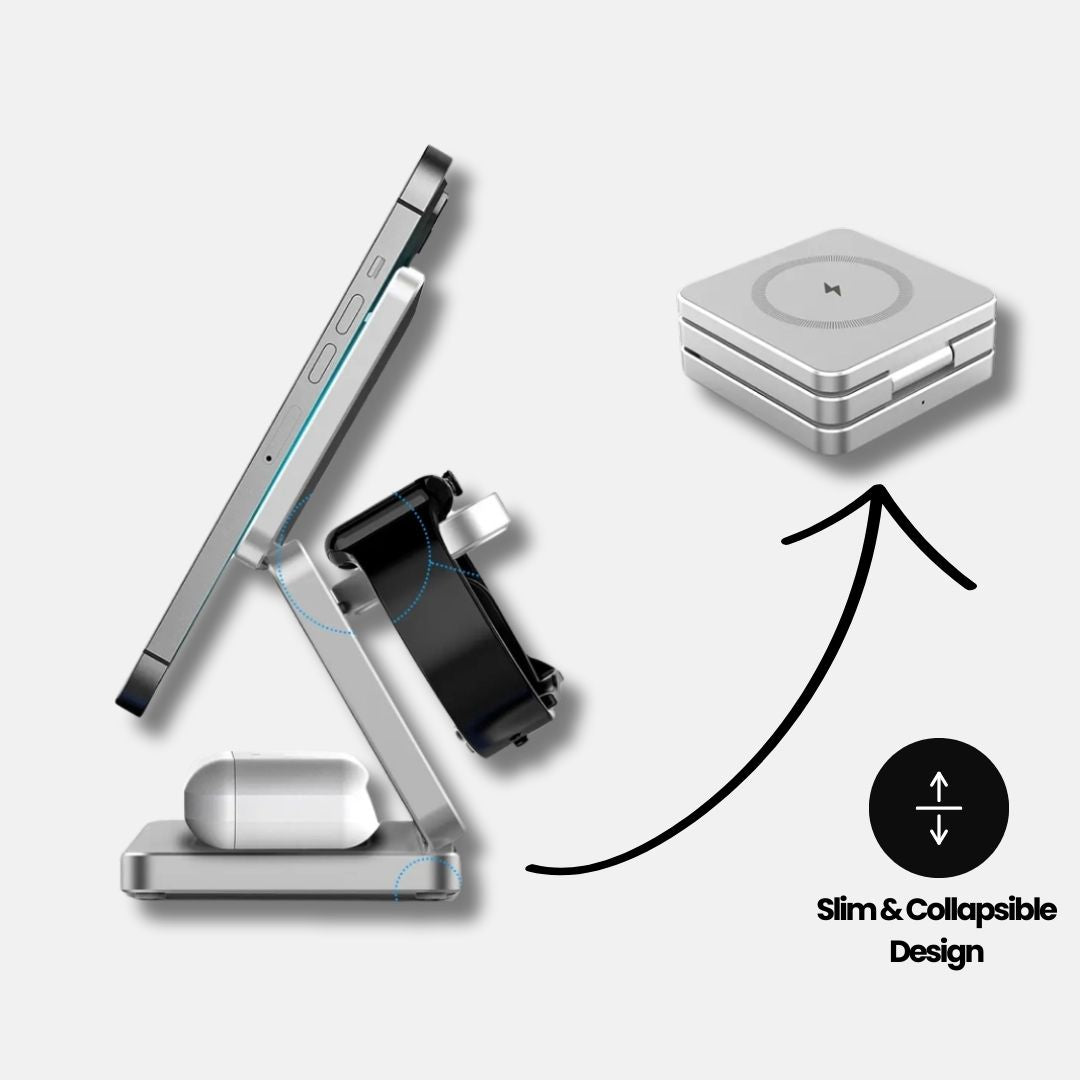 FlexDock Pro 3-in-1 MagSafe Charging Stand