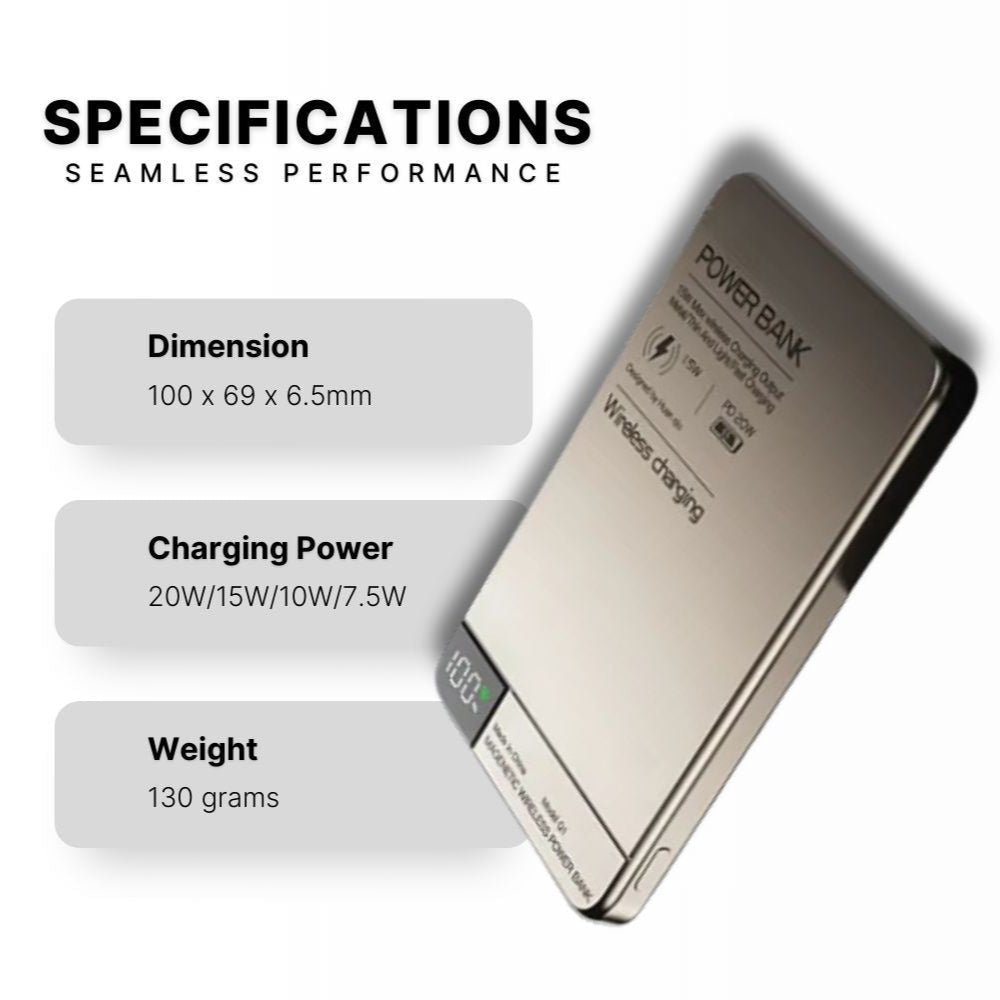 MagSnap - 15W Magnetic Power Bank