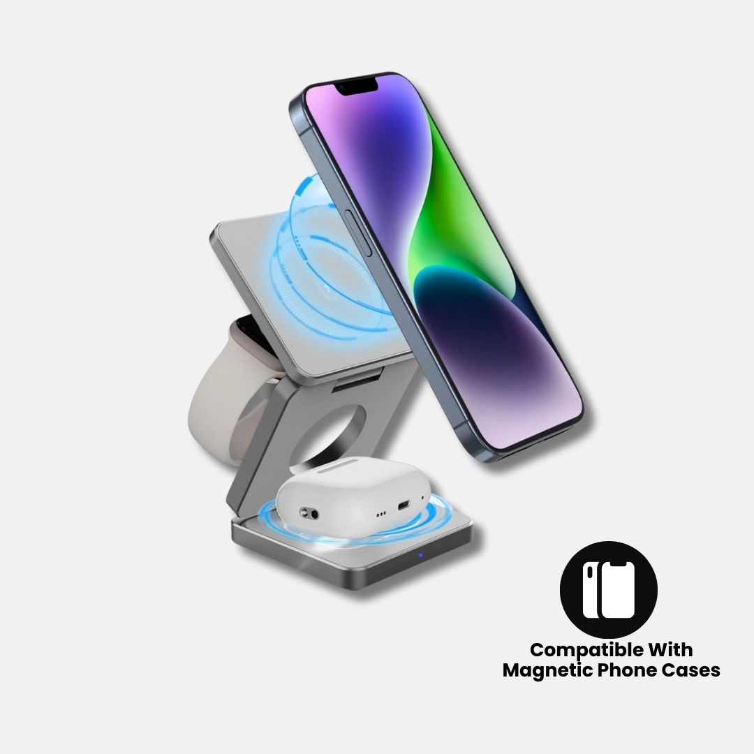 FlexDock Pro 3-in-1 MagSafe Charging Stand