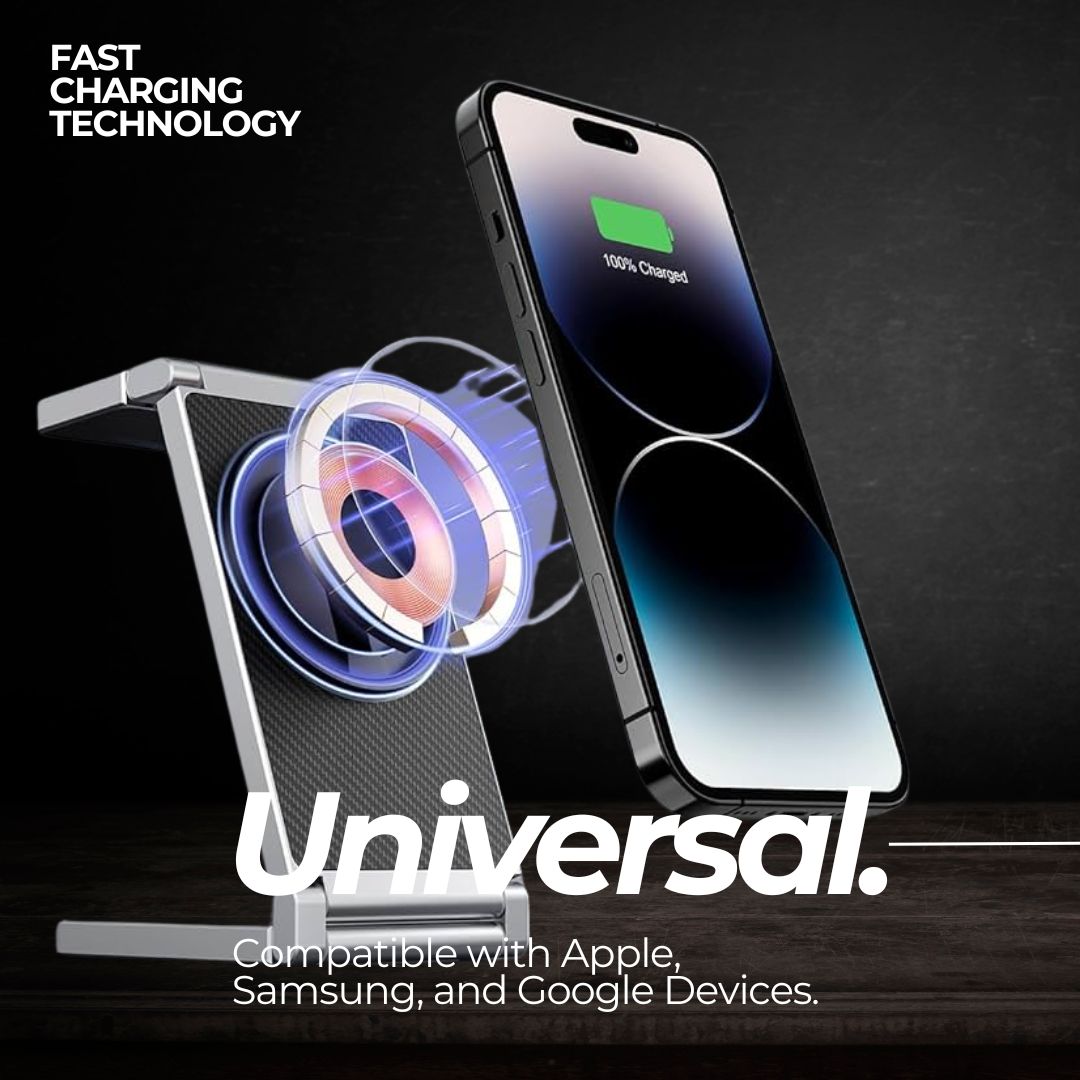 PowerNest Pro 3-in-1 Smart Charging Station