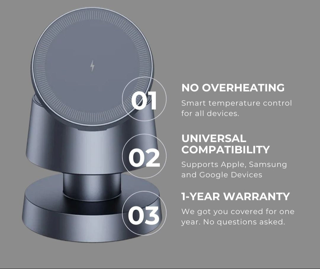 LumiDock 3-in-1 MagSafe Charging Station