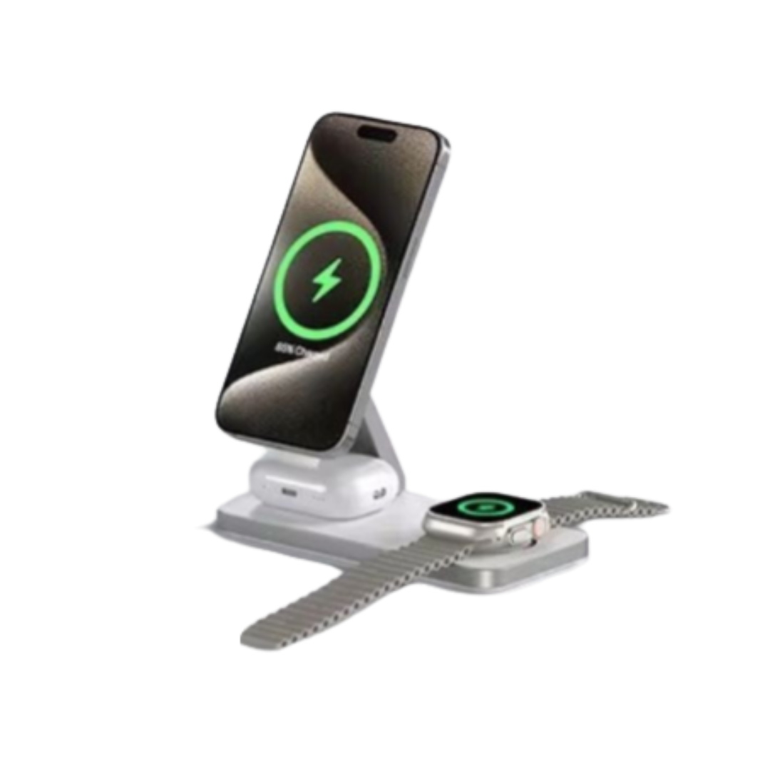 FoldX 3-in-1 Travel Charging Station