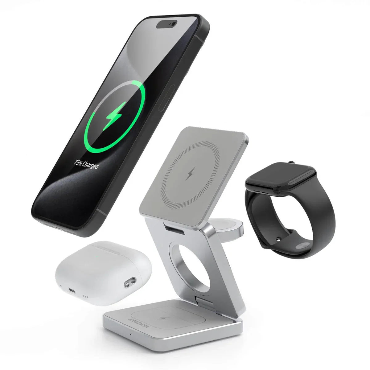 FlexDock Pro 3-in-1 MagSafe Charging Stand