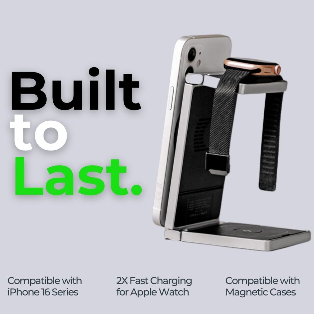 PowerNest Pro 3-in-1 Smart Charging Station