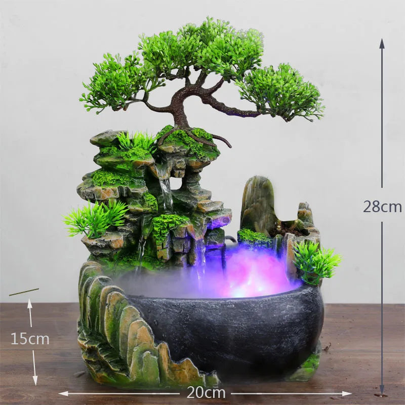 ZenGlow Cascade Fountain
