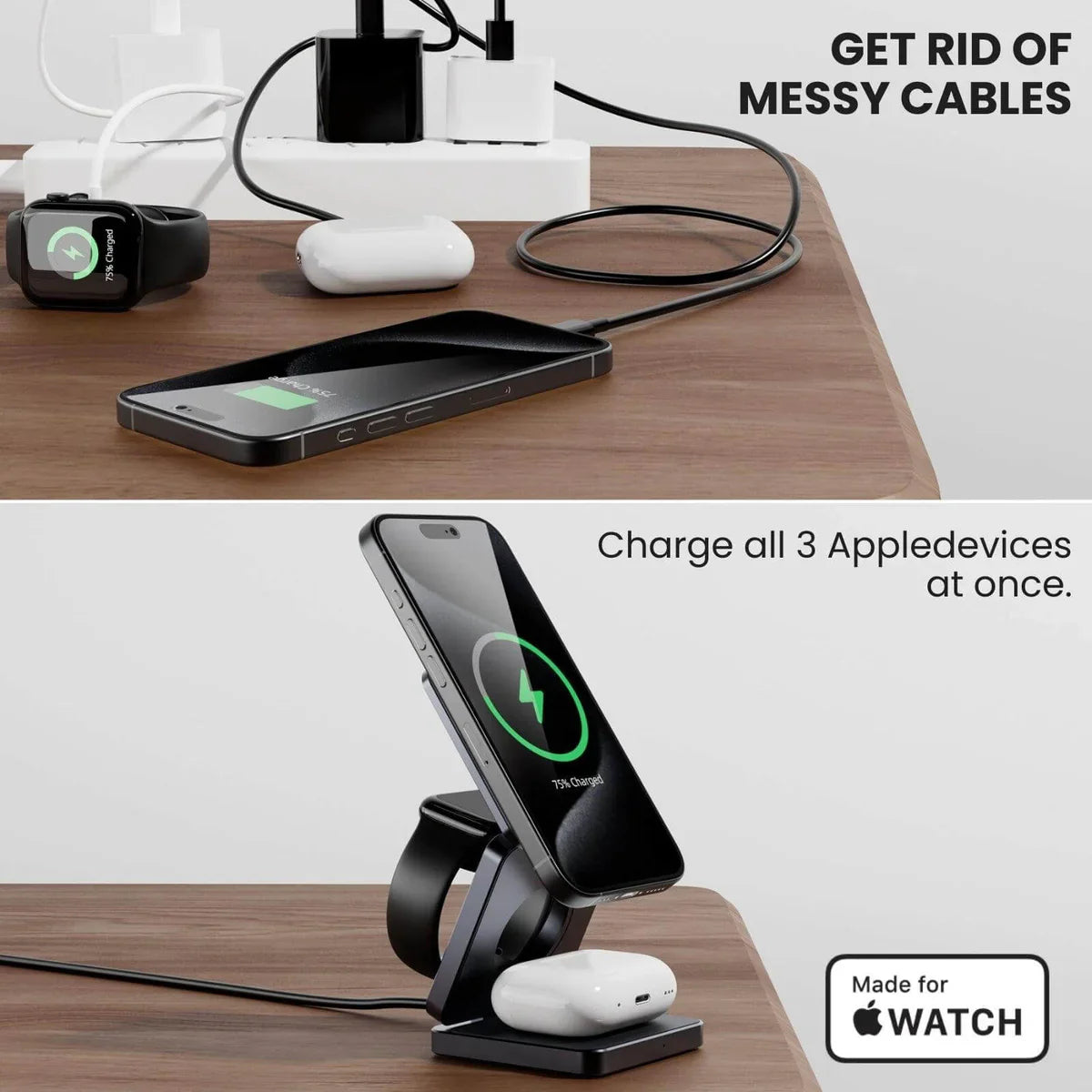 FlexDock Pro 3-in-1 MagSafe Charging Stand