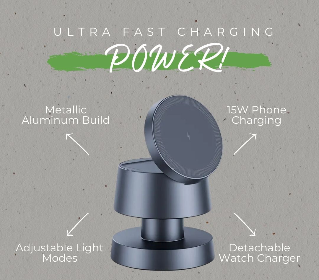 LumiDock 3-in-1 MagSafe Charging Station