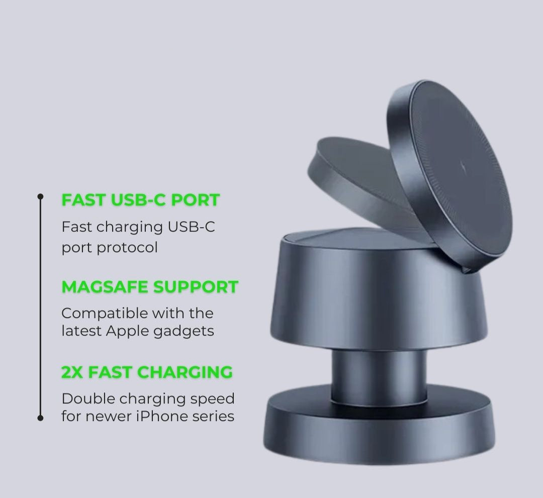 LumiDock 3-in-1 MagSafe Charging Station