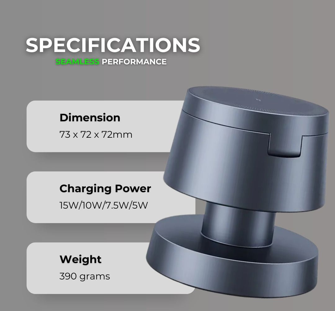 LumiDock 3-in-1 MagSafe Charging Station