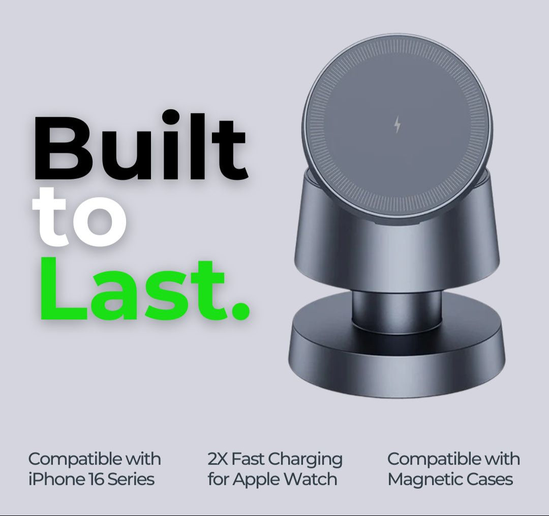LumiDock 3-in-1 MagSafe Charging Station