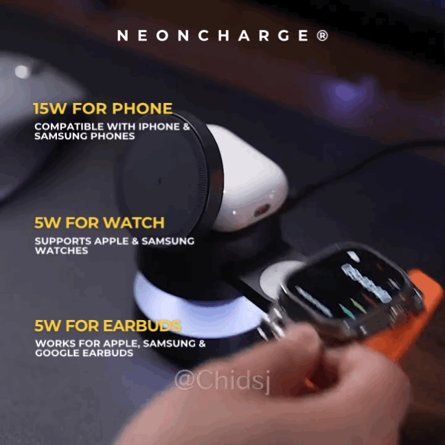 LumiDock 3-in-1 MagSafe Charging Station