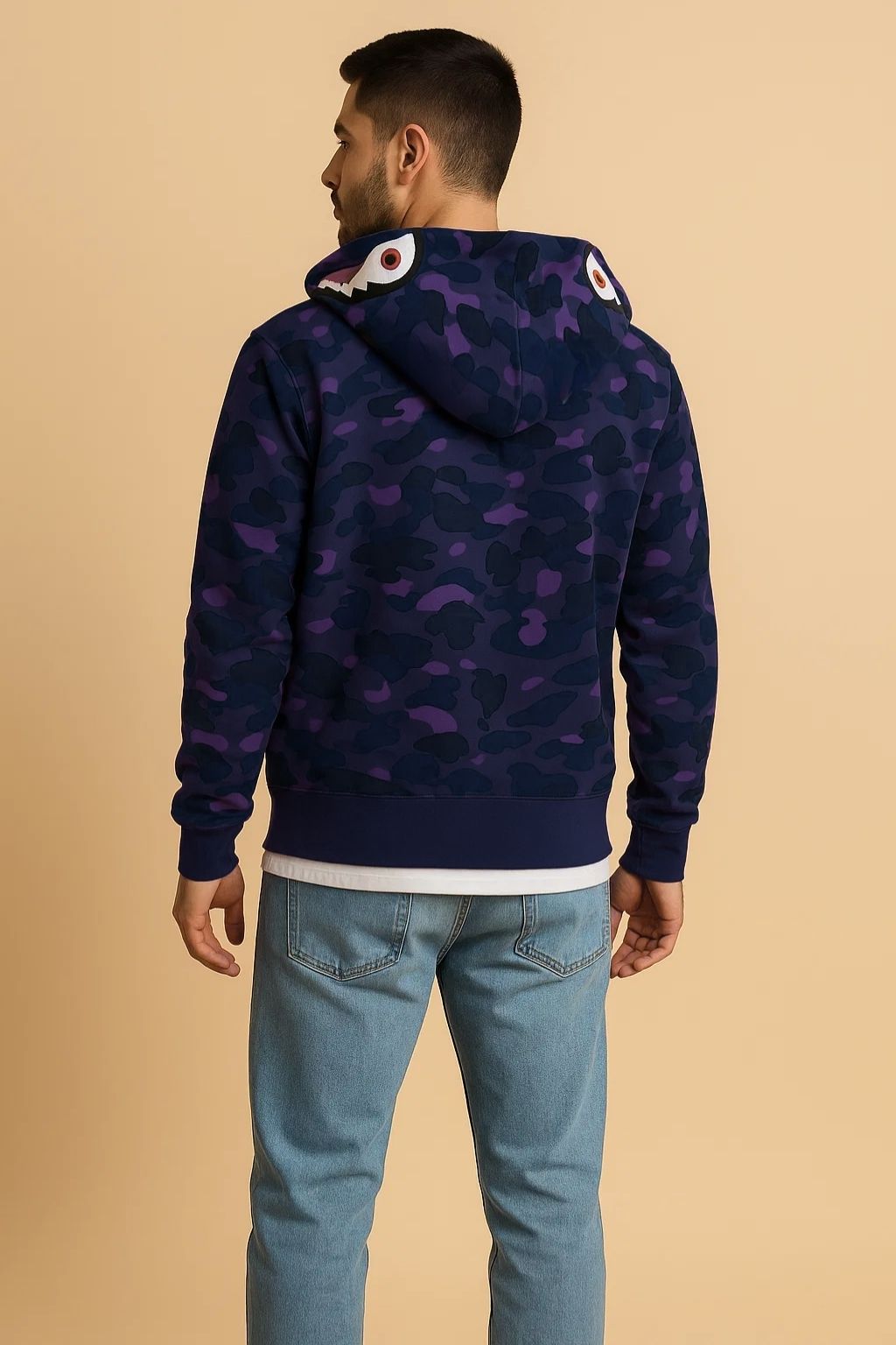 Camo Shrk Hoodie