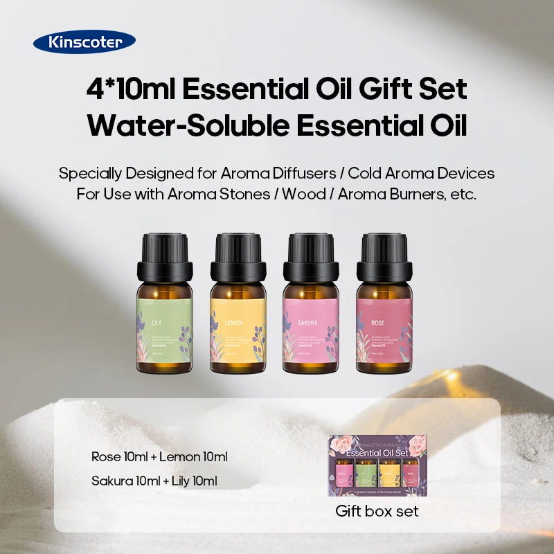 6-Piece Essential Oil – 10ml Each