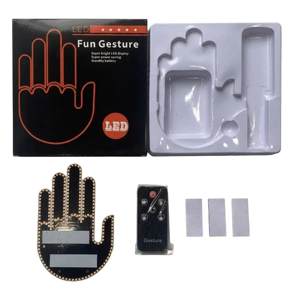 GestureGlow LED Car Hand Light