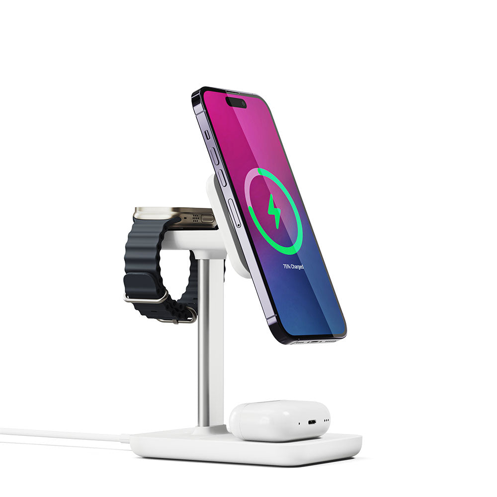 Trio X Pro 3-in-1 Fast Wireless Charging Station