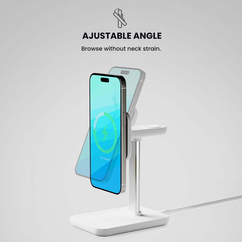 Trio X Pro 3-in-1 Fast Wireless Charging Station