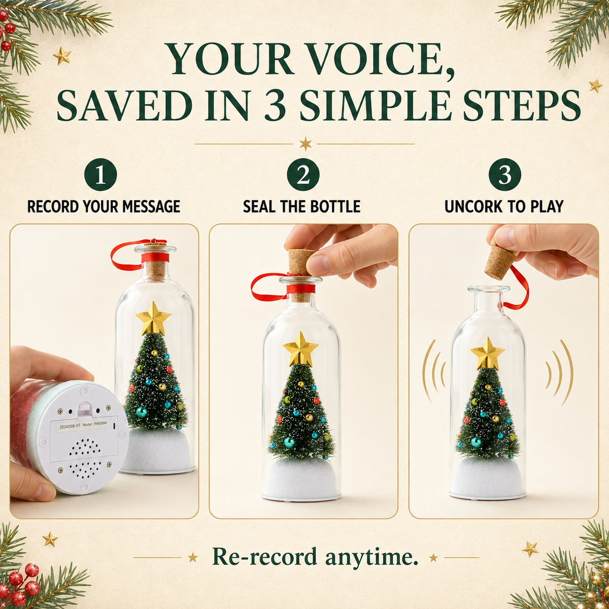Christmas Whisper Bottle™