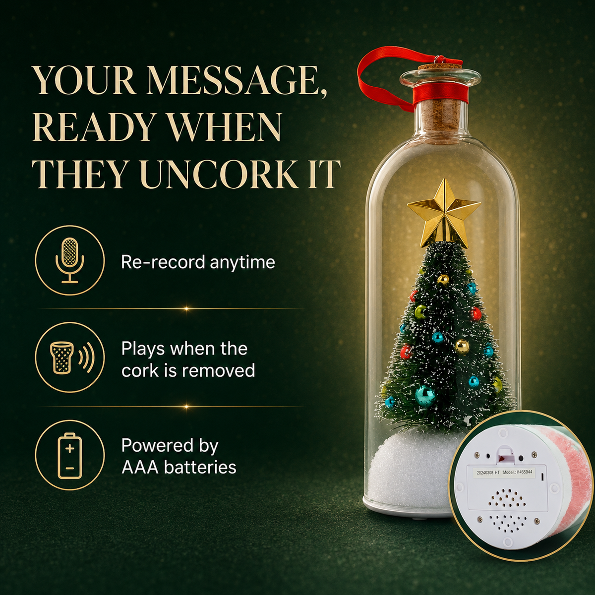 Christmas Whisper Bottle™