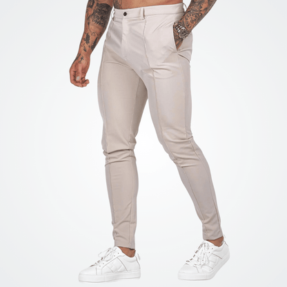 Pintuck Slim Pants