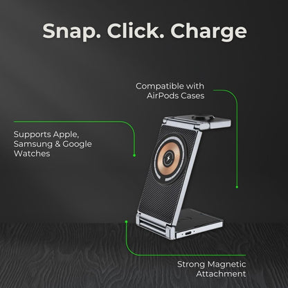 PowerNest Pro 3-in-1 Smart Charging Station