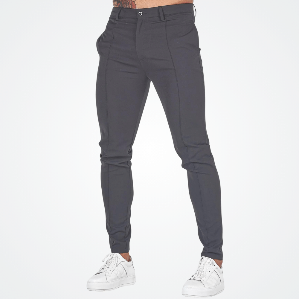 Pintuck Slim Pants