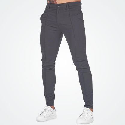 Pintuck Slim Pants