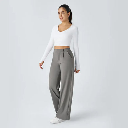 Essential Flex High Waisted Women Trousers