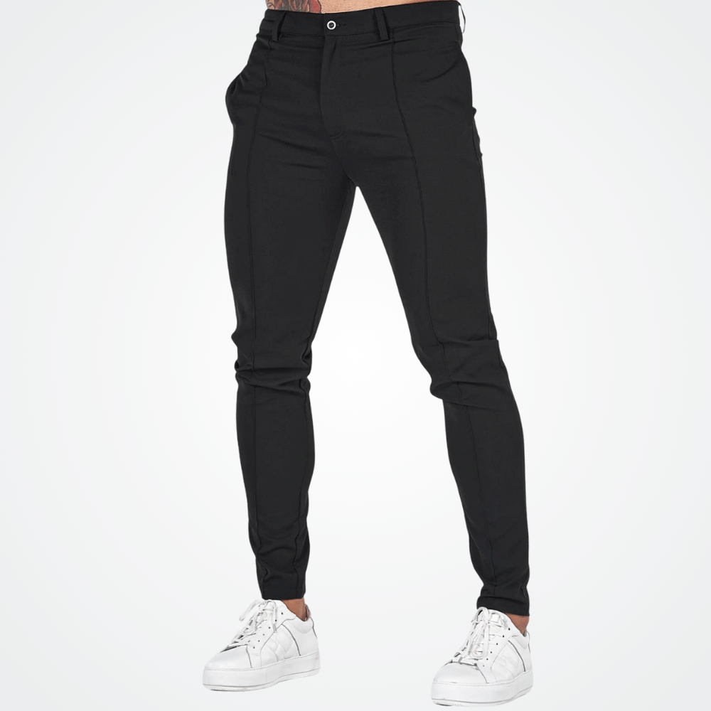 Pintuck Slim Pants