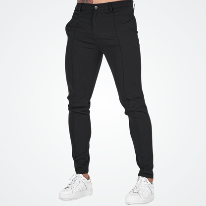Pintuck Slim Pants