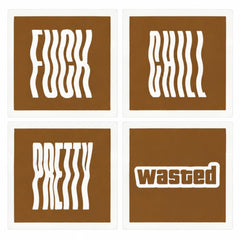 4 Retro Vibes LatteSnap Stencils