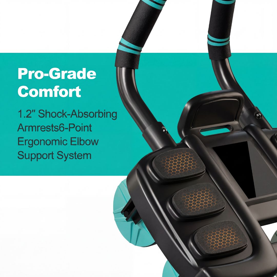 Elbow Pads Ab Roller with Phone Holder